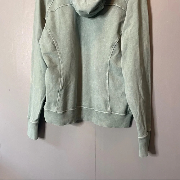 Lululemon Scuba Pullover Washed Blue Charcoal size 8 - Picture 7 of 14